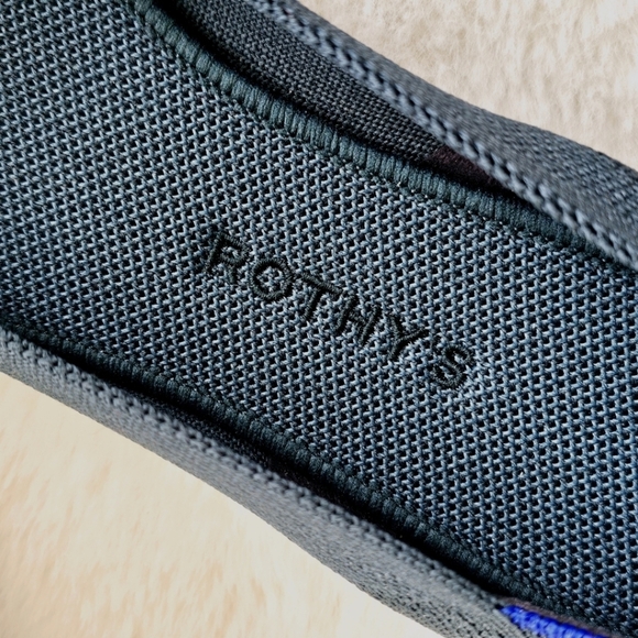 Rothy's The Flat Classic Rounded Forest Green/Teal Sustainable Ballet Flats - Picture 5 of 11